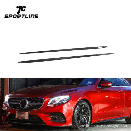Carbon Fiber Side Skirts Trim for Mercedes-Benz E-Class C238 E200 E300 E500 Sport (2017-2018)